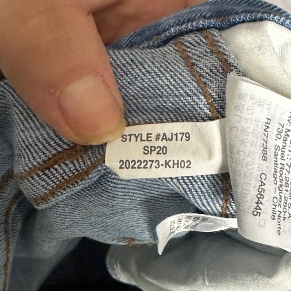 Madewell 10" High-Rise Skinny Crop Jeans Medium wash  Size 29 - Picture 7 of 8